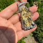 Santa Muerte Grim Reaper Pendant  customdiamjewel   