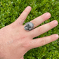 Men's Flower Skull Hip Hop Ring  customdiamjewel   