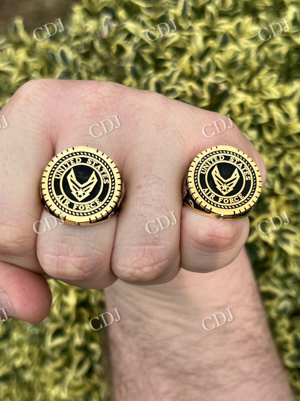 Hip Hip Plain Military Army Ring  customdiamjewel   