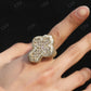 Hip Hop Diamond Cross Iced Out Ring  CustomDiamJewel   