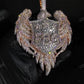 Fully Iced Out Eagle Diamond Pendant hip hop jewelry CustomDiamJewel   