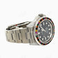 Rolex Black Dial Custom Stainless Steel Diamond Watch  customdiamjewel   