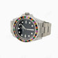 Rolex Black Dial Custom Stainless Steel Diamond Watch  customdiamjewel   