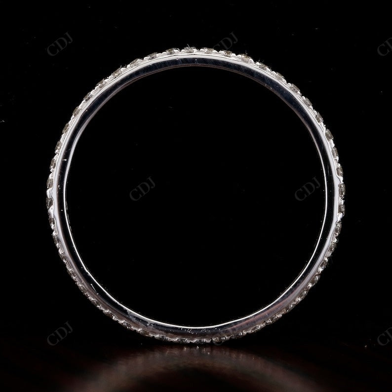 0.25CTW Round Cut Lab Grown Diamond Thin Eternity Wedding Band  customdiamjewel   