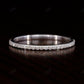 0.25CTW Round Cut Lab Grown Diamond Thin Eternity Wedding Band  customdiamjewel   