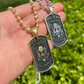 Army Armed Forces Military Soldier Dog Tag Pendant  customdiamjewel   