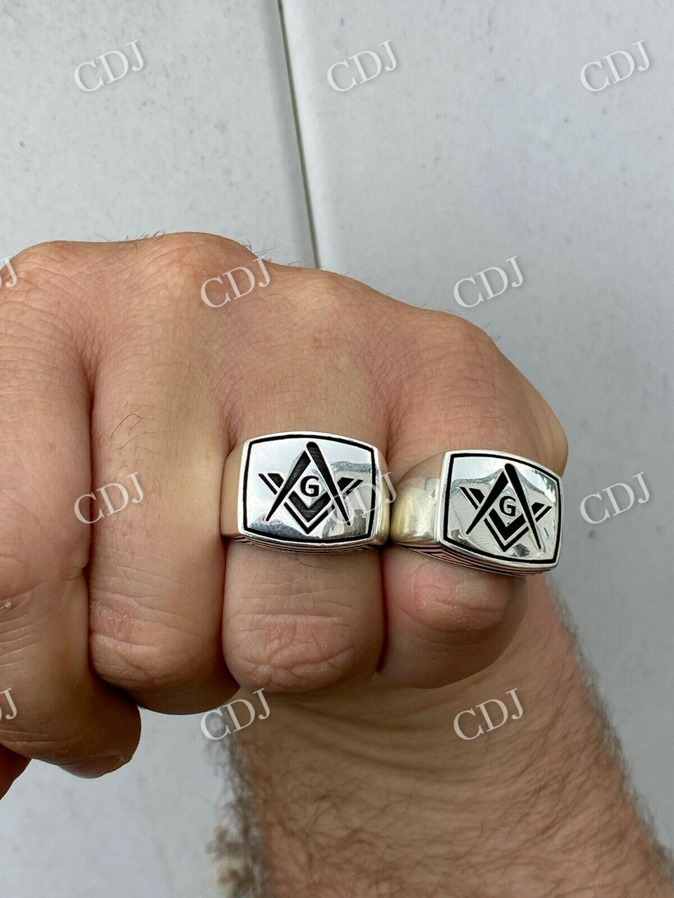 Antique Mason G Hip Hop Rings  customdiamjewel   