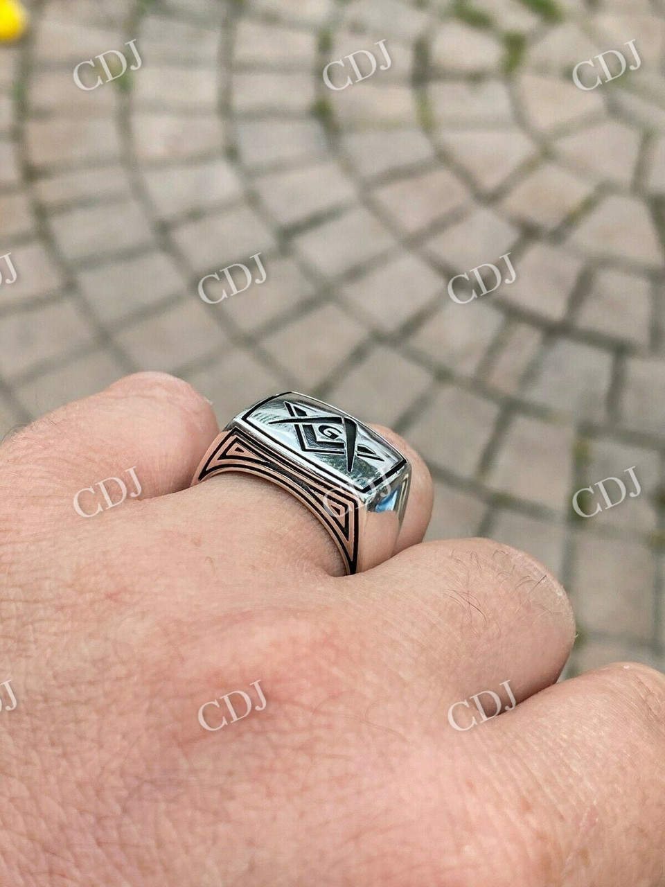 Antique Mason G Hip Hop Rings  customdiamjewel   