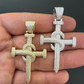 Iced Out Hip Hop Nail Cross Diamond Pendant  customdiamjewel   