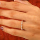 0.72CTW Full Eternity Round Cut Lab Grown Diamond Anniversary Band  customdiamjewel   