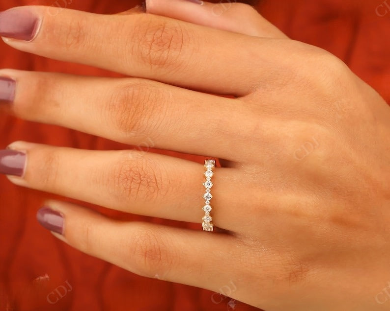 0.72CTW Full Eternity Round Cut Lab Grown Diamond Anniversary Band  customdiamjewel   