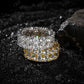 Diamond Iced out Custom Hip Hop Ring  CustomDiamJewel   