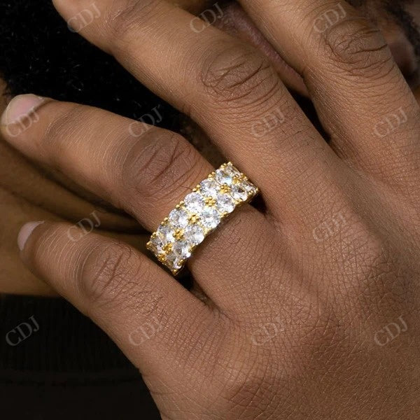 Diamond Iced out Custom Hip Hop Ring  CustomDiamJewel   