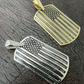 Military Dog Tag Pendant  customdiamjewel   