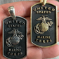 Military Dog Tag Pendant  customdiamjewel   