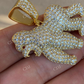 Iced out Gorilla Diamond Pendant  customdiamjewel   