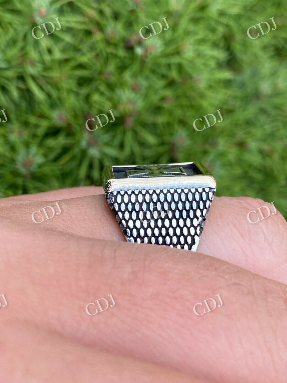 Unique Solid Gold Cross Ring For Men's  customdiamjewel   