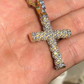 Rope Style Cross Hip Hop Pendant  customdiamjewel   