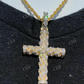 Rope Style Cross Hip Hop Pendant  customdiamjewel   