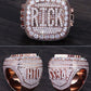 Iced Out VVS Clarity Moissanite Championship Statement Ring hip hop jewelry CustomDiamJewel   