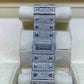 Full White Cartier Santos Arabic Dial Lab Gown Diamond Watch  customdiamjewel   