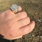 Baguette Diamond Iced Out Ring  customdiamjewel   