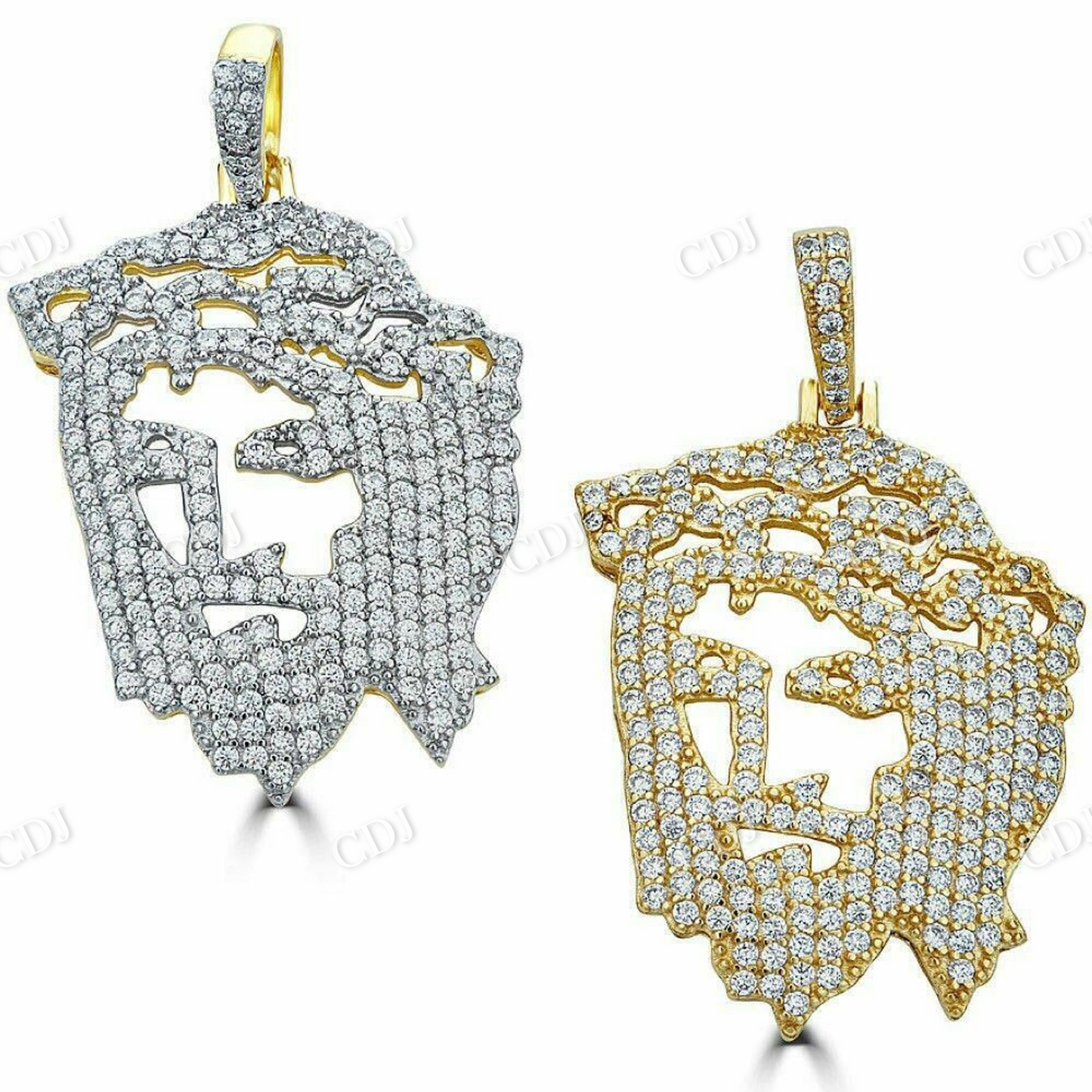 Jesus Hip Hop Diamond Pendant  customdiamjewel   