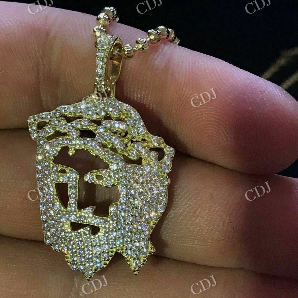 Jesus Hip Hop Diamond Pendant  customdiamjewel   