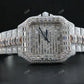 Cartier Santos Baguette Diamond Watch  customdiamjewel   