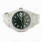 Rolex Green Dial Custom Diamond Watch  customdiamjewel   