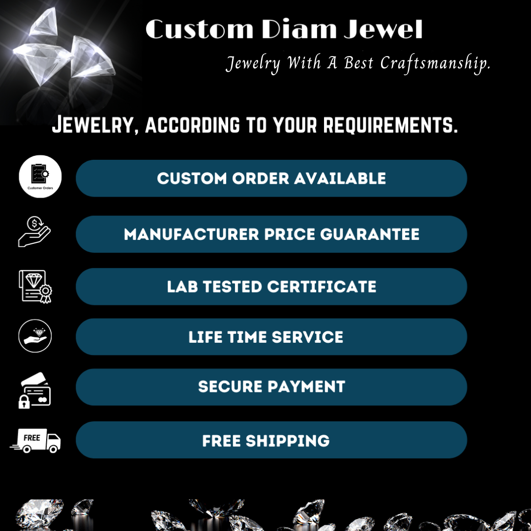 Customized Moissanite Diamond Wholesale Jewelry hip hop jewelry CustomDiamJewel