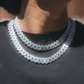 Prong Set Diamond Hip Hop Iced Out Cuban Chain for Men  customdiamjewel   