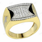 Antique Two Tone Custom Diamond Hip Hop Rings  customdiamjewel   