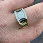 Antique Two Tone Custom Diamond Hip Hop Rings  customdiamjewel   