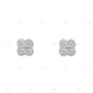 Four Stone Unique Design Moissanite Diamond Push back Earrings hip hop jewelry CustomDiamJewel