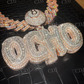 OCHO Letter Customized Hip Hop Diamond Pendant hip hop jewelry customdiamjewel   