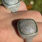 Fully Iced Out Diamond Hip Hop Ring For Men's  customdiamjewel   