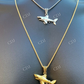 Solid Gold Shark Fish Pendant  customdiamjewel   