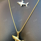 Solid Gold Shark Fish Pendant  customdiamjewel   