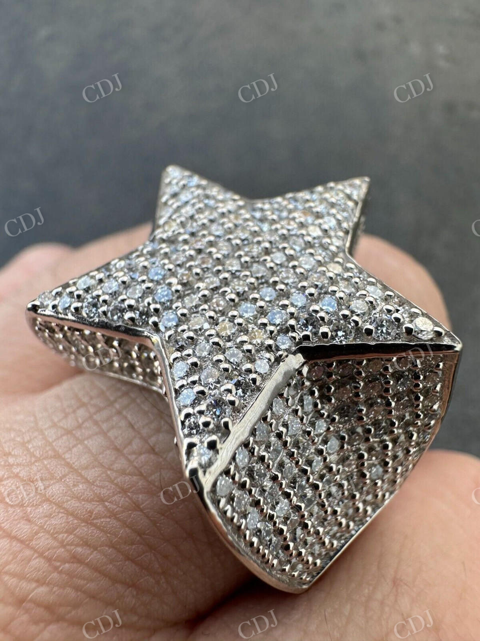 4.99 CTW Custom Diamond Hip Hop Ring  customdiamjewel   