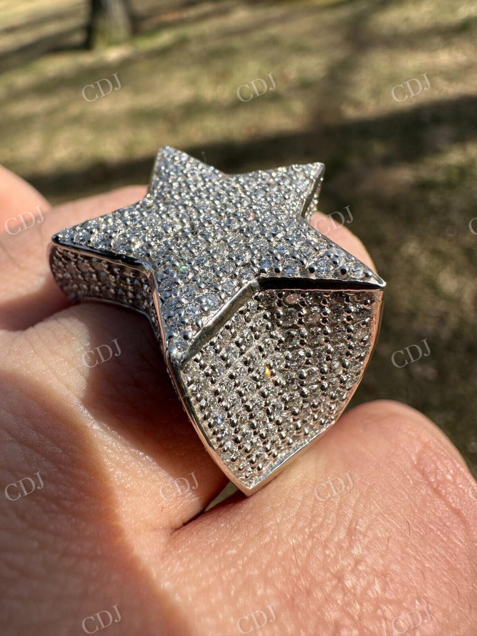 4.99 CTW Custom Diamond Hip Hop Ring  customdiamjewel   