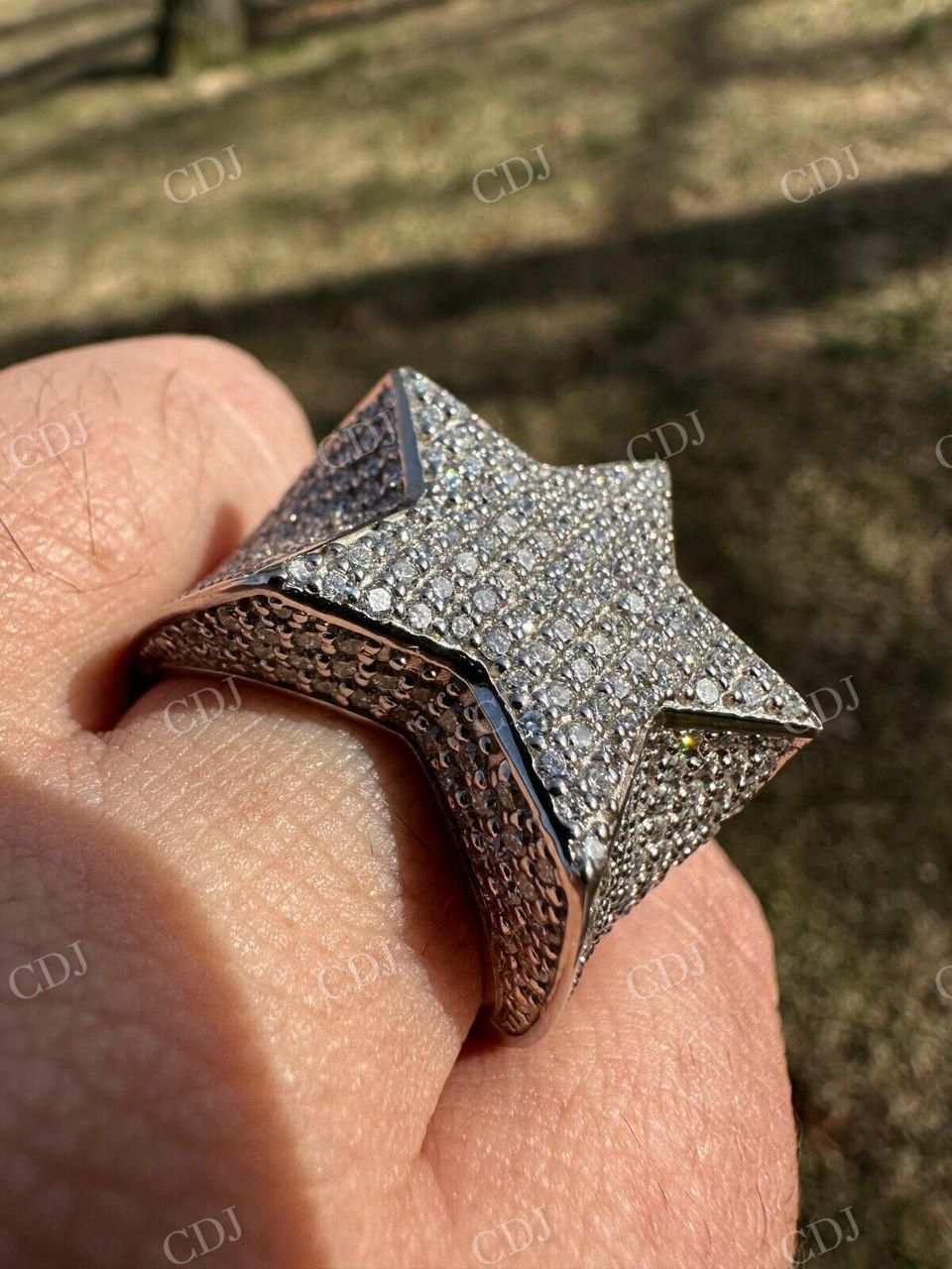 4.99 CTW Custom Diamond Hip Hop Ring  customdiamjewel   