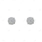 Round Moissanite Custom Diamond Earrings hip hop jewelry CustomDiamJewel