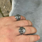 Antique Half Skull Hip Hop Ring  customdiamjewel   