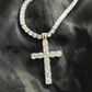 Lab Grown Diamond Cross Pendant For Men  customdiamjewel   