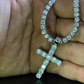 Lab Grown Diamond Cross Pendant For Men  customdiamjewel   