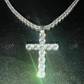 Lab Grown Diamond Cross Pendant For Men  customdiamjewel   