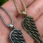 925 Sterling Silver Angel Wing Feather Pendant  customdiamjewel   