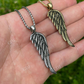 925 Sterling Silver Angel Wing Feather Pendant  customdiamjewel   