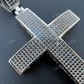 925 Sterling Silver Black Stone Cross Pendant  customdiamjewel   